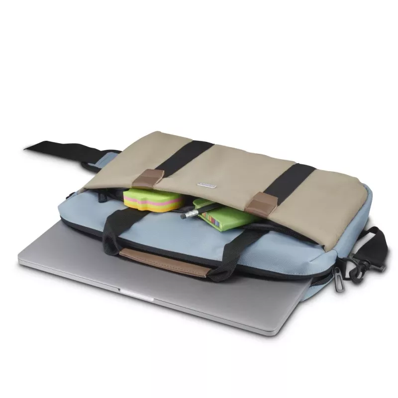 Hama Silvan 35.8 cm (14.1 inch) Toploader bag Beige, niebieski