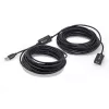 Techly IUSB-REP220TY3 kabel USB USB 2.0 20 m USB A Czarny