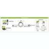 Techly IUSB-REP220TY3 kabel USB USB 2.0 20 m USB A Czarny