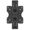 Manhattan Wall Mount for TV & Monitors (Full Motion), For screens 13 inch to 27 inch, VESA compatibility: 75x75mm and 100x100mm - check the dimensions of the four mounting holes on back of screen to ensure it fits, Max 20kg, Czarny, Bracket