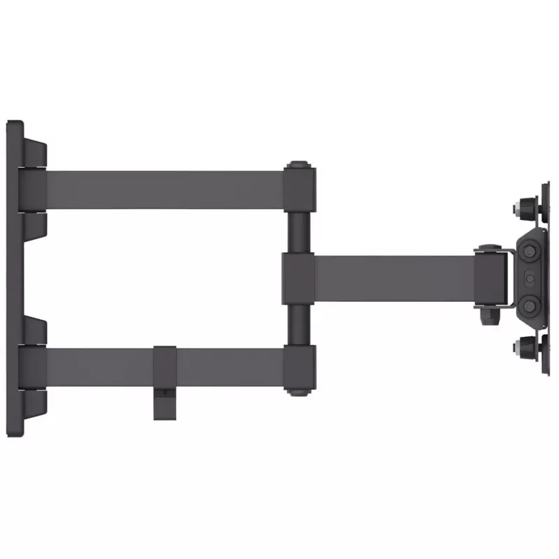 Manhattan Wall Mount for TV & Monitors (Full Motion), For screens 13 inch to 27 inch, VESA compatibility: 75x75mm and 100x100mm - check the dimensions of the four mounting holes on back of screen to ensure it fits, Max 20kg, Czarny, Bracket
