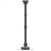 Manhattan Wall Mount for TV & Monitors (Full Motion), For screens 13 inch to 27 inch, VESA compatibility: 75x75mm and 100x100mm - check the dimensions of the four mounting holes on back of screen to ensure it fits, Max 20kg, Czarny, Bracket