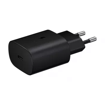Ładowarka Samsung EP-TA800XBEGEU 25W USB-C szybkie ładowanie, kompaktowy zasilacz sieciowy