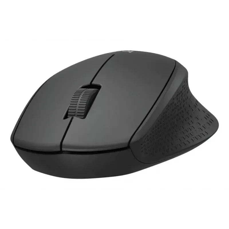 Mysz Logitech M330 SILENT PLUS — bezprzewodowa RF, praworęczna, 1000 DPI, 3 przyciski, kółko przewijania, czarna, zasilana bateriami