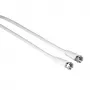 Hama 00205040 kabel koncentryczny 10 m F Biały