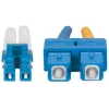 Intellinet światłowodowy kabel krosowy, OS2, LC/SC, 1 m, żółty, duplex, jednomodowy, 9/125 µm, LSZH, światłowód, dożywotnia gwarancja