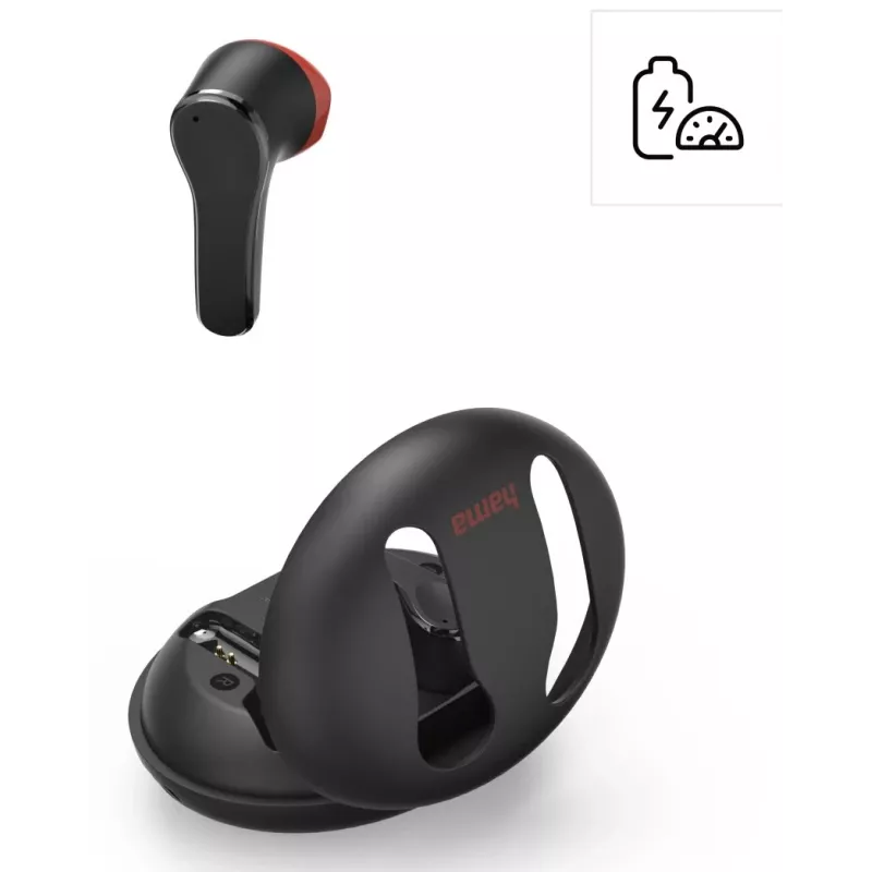 Hama Spirit Unchained Headset True Wireless Stereo (TWS) Douszny Połączenia/Muzyka Bluetooth Czarny