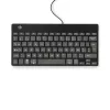 R-Go Tools Ergonomic klawiatura R-Go Compact Break, kompaktowa klawiatura z oprogramowaniem przerw, AZERTY (BE), przewodowa, czarna