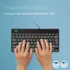 R-Go Tools Ergonomic klawiatura R-Go Compact Break, kompaktowa klawiatura z oprogramowaniem przerw, AZERTY (BE), przewodowa, czarna