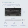 R-Go Tools Ergonomic klawiatura R-Go Compact Break, kompaktowa klawiatura z oprogramowaniem przerw, AZERTY (BE), przewodowa, czarna