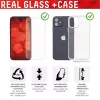 Displex Ochrona ekranu (10H) + etui do Apple iPhone 13 Pro, Naklejka montażowa, + Etui, Szkło hartowane, folia ochronna odporna na zarysowania