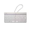 Ergonomiczna klawiatura R-Go Split Break z oprogramowaniem do przerw, ergonomiczna dzielona klawiatura, AZERTY (FR), Bluetooth, biała