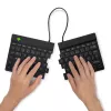 Ergonomiczna klawiatura R-Go Tools R-Go Split Break z oprogramowaniem przypominającym o przerwach, ergonomiczna klawiatura dzielona, AZERTY (FR), Bluetooth, czarna