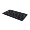 R-Go Tools Ergonomiczna klawiatura R-Go Compact Break, kompaktowa klawiatura z oprogramowaniem przerw, AZERTY (BE), Bluetooth, czarna