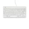 R-Go Tools Ergonomic klawiatura R-Go Compact Break, kompaktowa klawiatura z oprogramowaniem przypominającym o przerwach, AZERTY (BE), przewodowa, biała