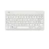 Ergonomiczna klawiatura R-Go Tools R-Go Compact Break, klawiatura kompaktowa z oprogramowaniem przypominającym o przerwach, AZERTY (BE), Bluetooth, biała