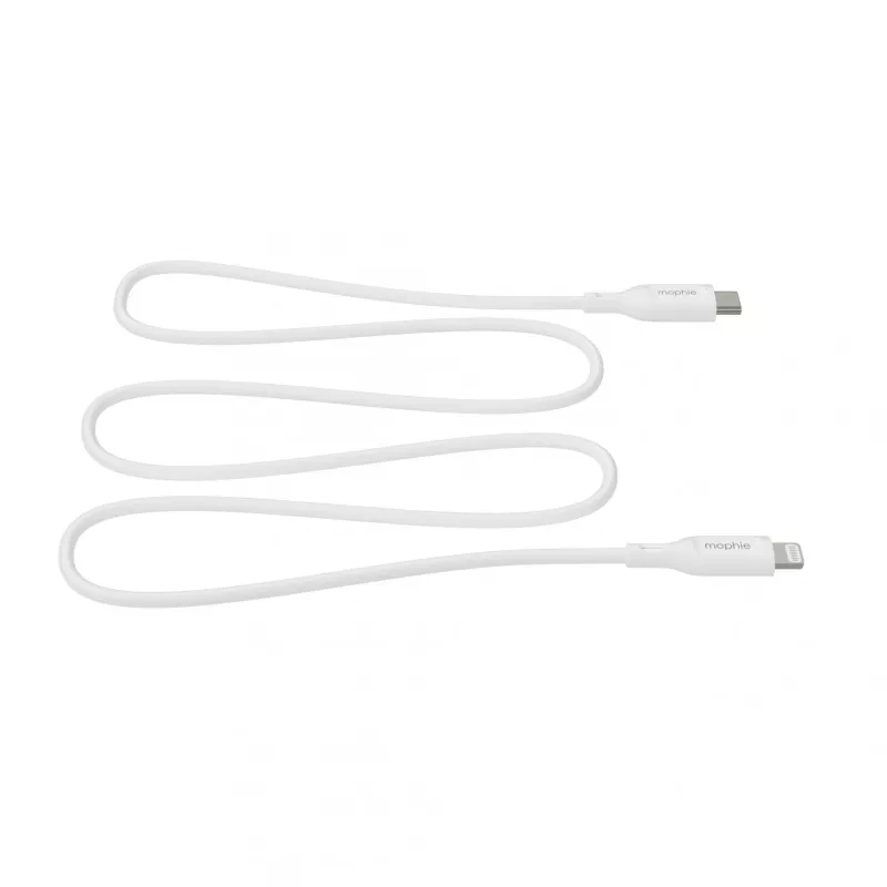 kabel ładujący mophie essentials Lightning na USB-C (1M) biały