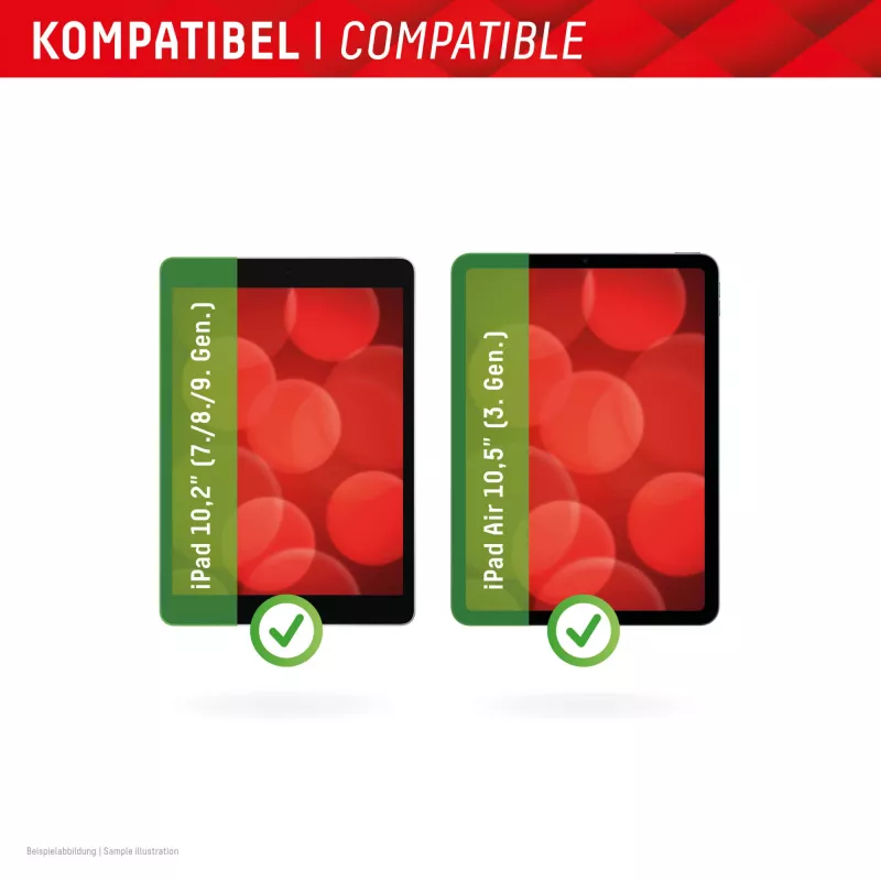 Papieropodobna folia ochronna Displex TABLET PAPERSENSE na iPada 7/8/9 gen. i iPada Air 3, matowa 10,5 cala (26,7 cm), 3H, wielokrotnego użytku