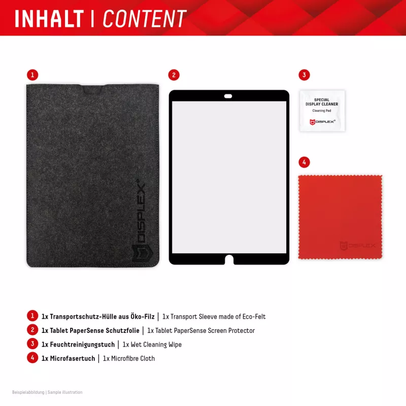 Papieropodobna folia ochronna Displex TABLET PAPERSENSE na iPada 7/8/9 gen. i iPada Air 3, matowa 10,5 cala (26,7 cm), 3H, wielokrotnego użytku