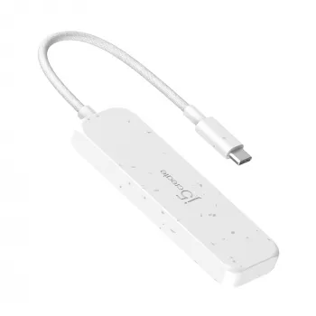 j5create Ekologiczny koncentrator USB-C na 4 porty Type-C Gen 2