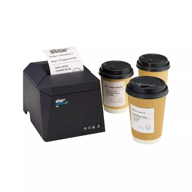 Drukarka etykiet Star Micronics 39473390 szybka kompaktowa konstrukcja