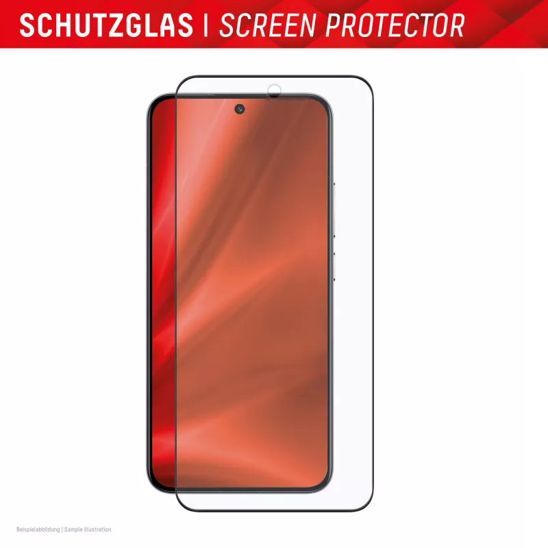 Szkło hartowane e.v.i. Displex Full Cover (10H) do Xiaomi 14 Pro, ramka montażowa eco, czarne/przezroczyste