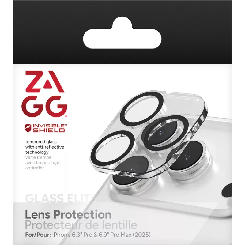 InvisibleShield Glass Elite ochrona obiektywu dla Apple iPhone 17 Pro/Pro Max