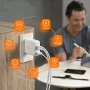 j5 create 70W GaN USB-C 4-Port Charger — wewnętrzny zasilacz sieciowy, uniwersalna kompatybilność, biały