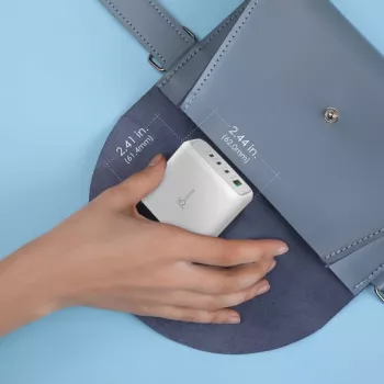 j5 create 70W GaN USB-C 4-Port Charger — wewnętrzny zasilacz sieciowy, uniwersalna kompatybilność, biały