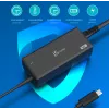 Zasilacz USB-C PD j5create JUP1265 — 65 W, do użytku wewnętrznego, czarny, tworzywo sztuczne, 118×32×50 mm (EU)