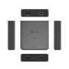 j5create JDSH812 ​​8K HDMI™ 2.1 2-drożny rozdzielacz, HDMI, 2x HDMI, 7680 x 4320 pikseli, szary, aluminium, 8K Ultra HD