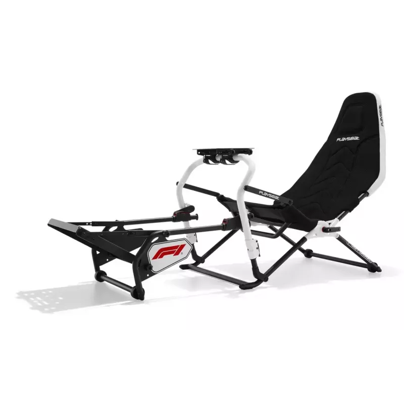 Fotel wyścigowy PLAYSEAT Challenge F1 Edition — składany symulator wyścigowy na kierownicę i pedały