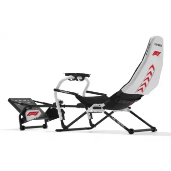 Fotel wyścigowy PLAYSEAT Challenge F1 Edition — składany symulator wyścigowy na kierownicę i pedały