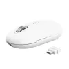 Bezprzewodowa mysz biurowa TRUST Seron cienki Multi – symetryczna, RF + Bluetooth, optyczna 3200 DPI, 7 przycisków, biała