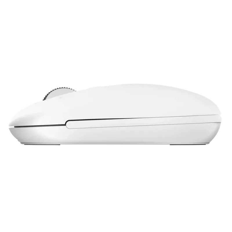 Bezprzewodowa mysz biurowa TRUST Seron cienki Multi – symetryczna, RF + Bluetooth, optyczna 3200 DPI, 7 przycisków, biała