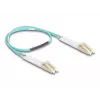 Kabel światłowodowy DeLOCK 88078 LC Duplex na LC Duplex OM3 0,5 m