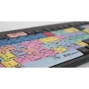 Klawiatura LogicKeyboard LKB-PPROCC-BJPU-FR — Pełnowymiarowa przewodowa USB AZERTY francuska, przełączniki nożycowe, kabel 1,5 m, czarna