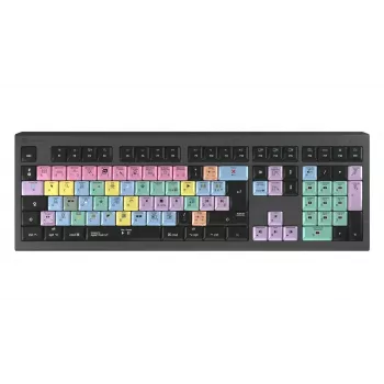 Klawiatura LogicKeyboard LKB-FCPX10-A2M-FR przewodowa USB AZERTY francuska pełnowymiarowa 105 klawiszy czarna