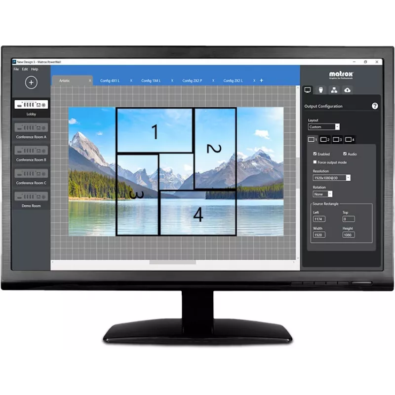 Matrox QuadHead2Go Q185 Multi-Monitor Controller Appliance / Q2G-DP4K2