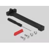 Adapter M.2 key A+E męski na slot key M kątowy z uchwytem DeLOCK 64137