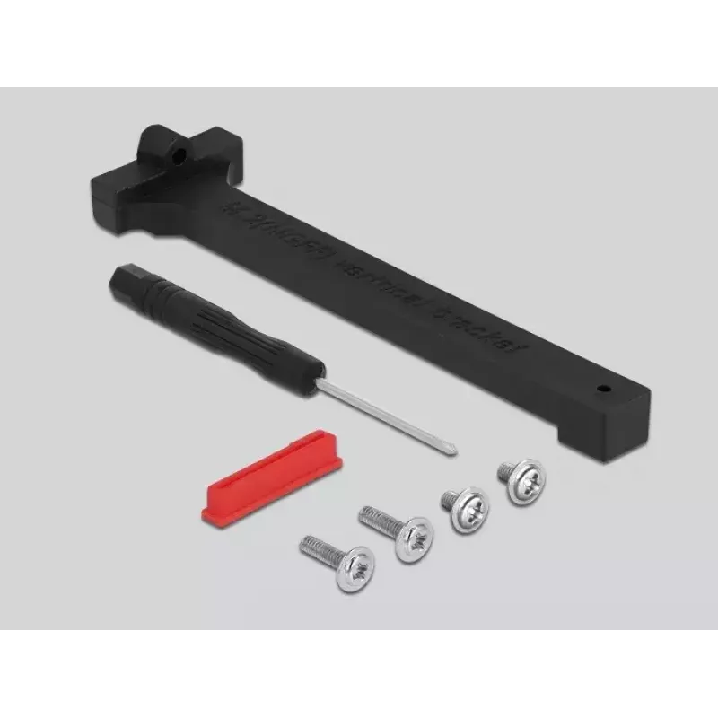 Adapter M.2 key A+E męski na slot key M kątowy z uchwytem DeLOCK 64137