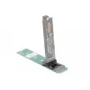 Adapter M.2 key A+E męski na slot key M kątowy z uchwytem DeLOCK 64137