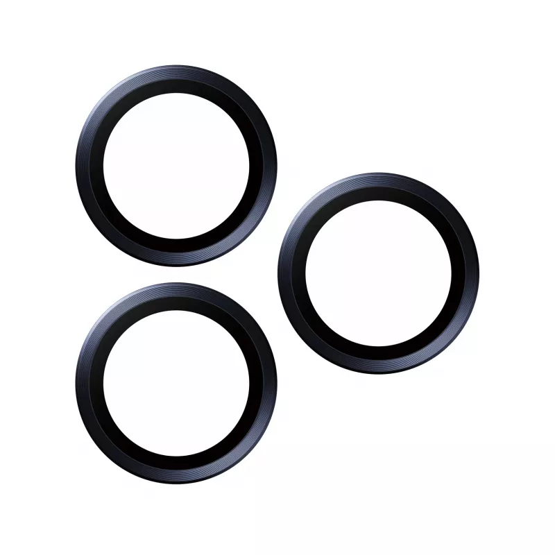 PanzerGlass Hoops Ochrona obiektywu aparatu iPhone 15 Pro 15 Pro Max Niebieski Tytan Odporność na zarysowania i wstrząsy
