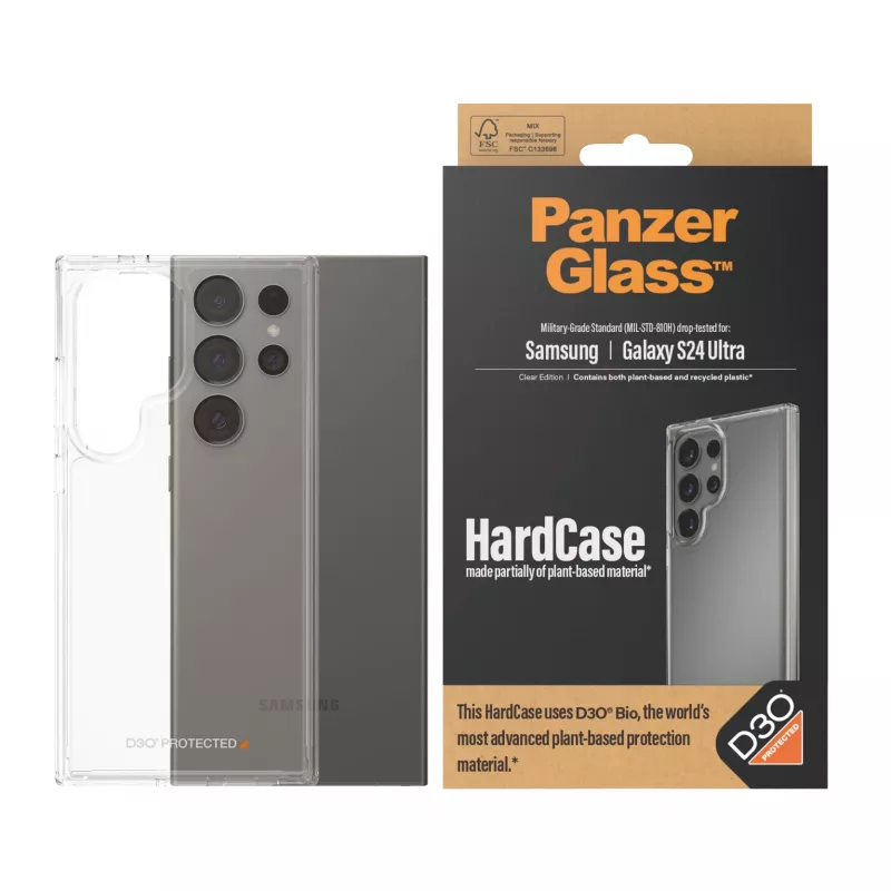 Pokrowiec HardCase PanzerGlass Samsung Galaxy S24 Ultra Transparentny Absorbujący Wstrząsy