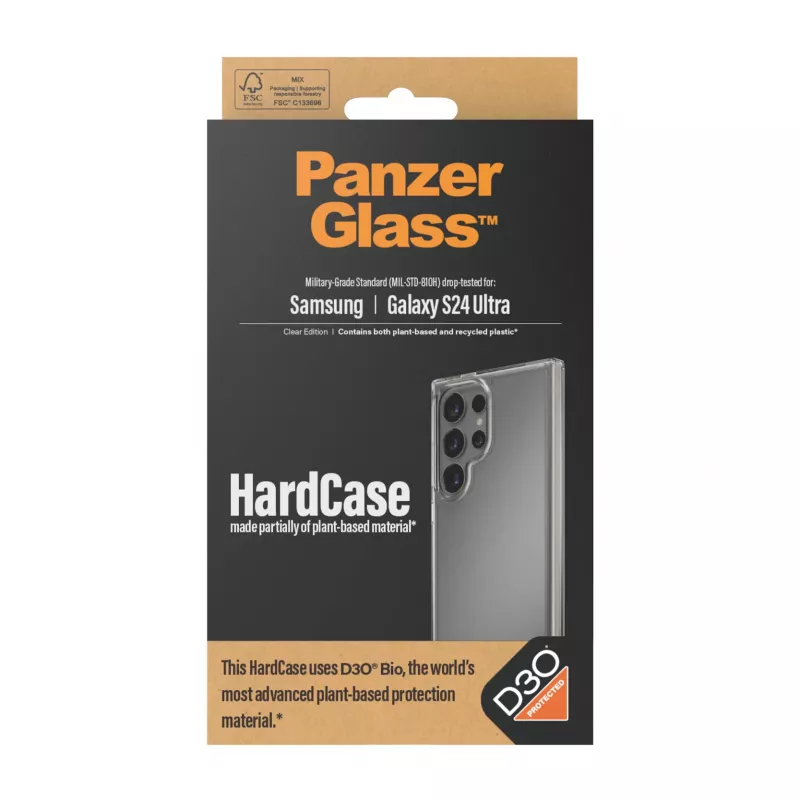 Pokrowiec HardCase PanzerGlass Samsung Galaxy S24 Ultra Transparentny Absorbujący Wstrząsy
