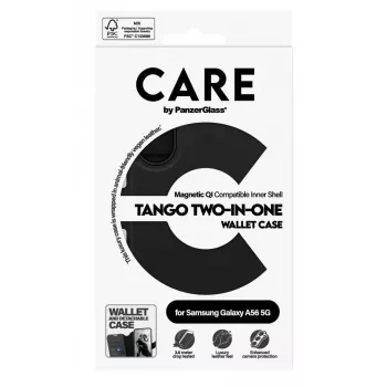 PanzerGlass Tango Two-in-One etui na telefon komórkowy 17 cm (6,7 cala) etui portfelowe czarne