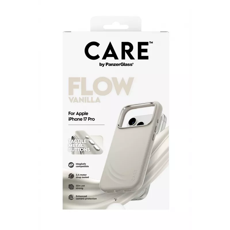 PanzerGlass CARE™ by ® Flow Case Vanilla z MagSafe iPhone 17 Pro