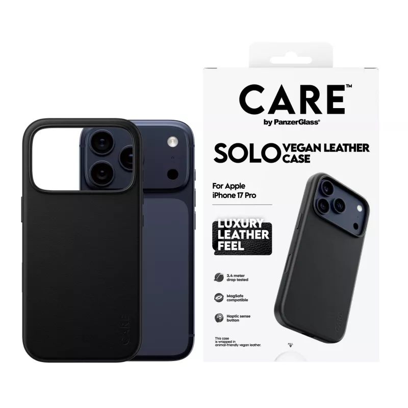 Etui ochronne PanzerGlass CARE™ Solo Case czarne do iPhone 17 Pro