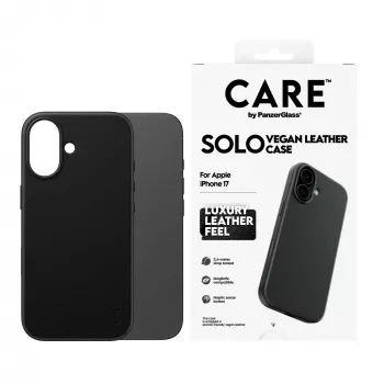 Etui PanzerGlass CARE™ Solo Case Czarne do Apple iPhone 17
