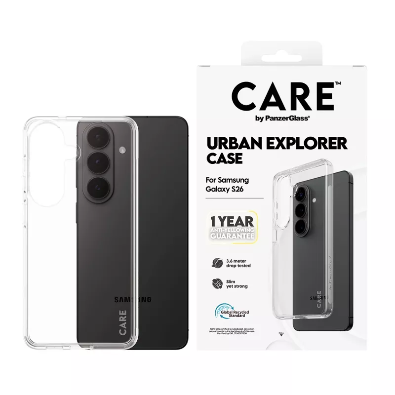 Etui ochronne PanzerGlass CARE™ Urban Explorer przezroczyste do Samsung Galaxy S26